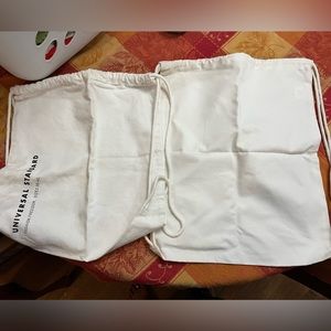 Universal Standard White String Bag There are 2 in this listing.